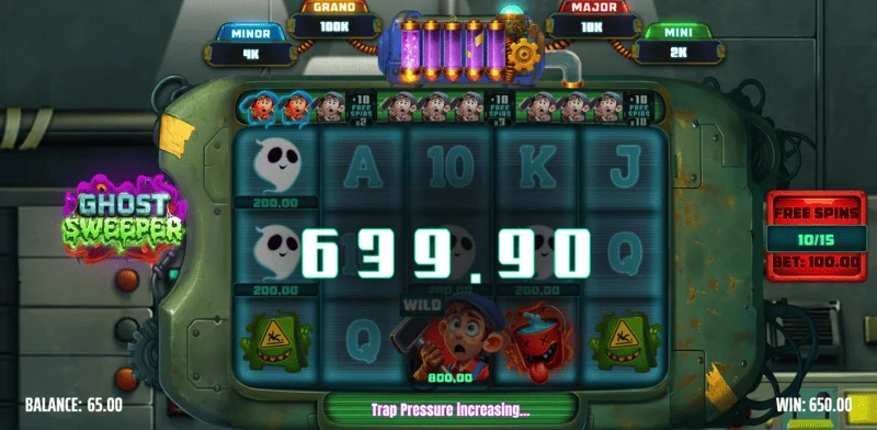 Ghost Sweeper - grande vincita nella serie di Free Spins con moltiplicatore